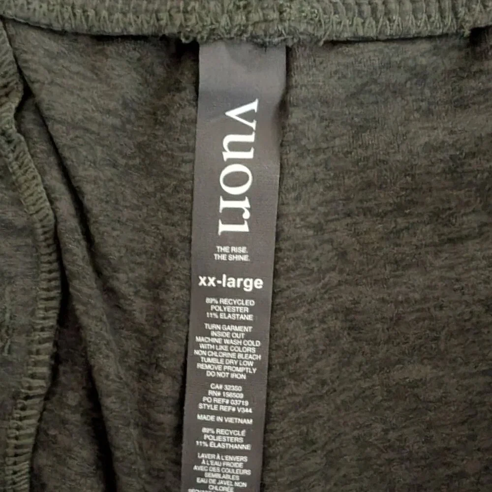 NWT Vuori Ponto Short Oregano Heather XXL Performance Athletic - Picture 7 of 8